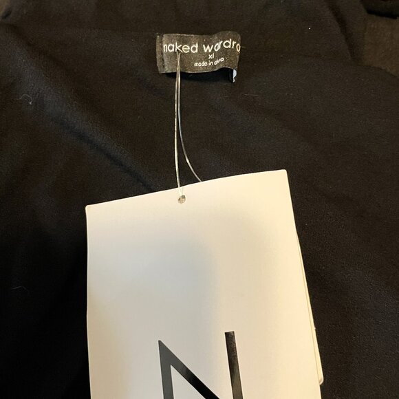 NWT Naked Wardrobe Black Thong Cut Bodysuit Size XL - Picture 6 of 6